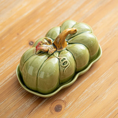 Gourmelo Pumpkin Ceramic Dining Plate