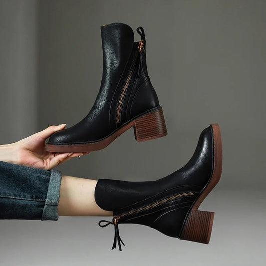 Morana Leather Ankle Boots