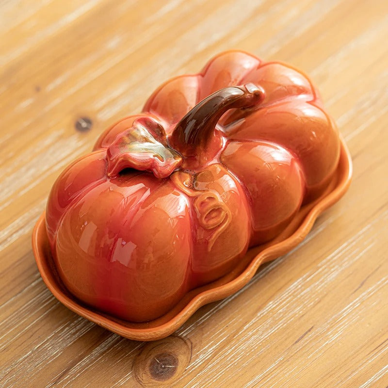 Gourmelo Pumpkin Ceramic Dining Plate