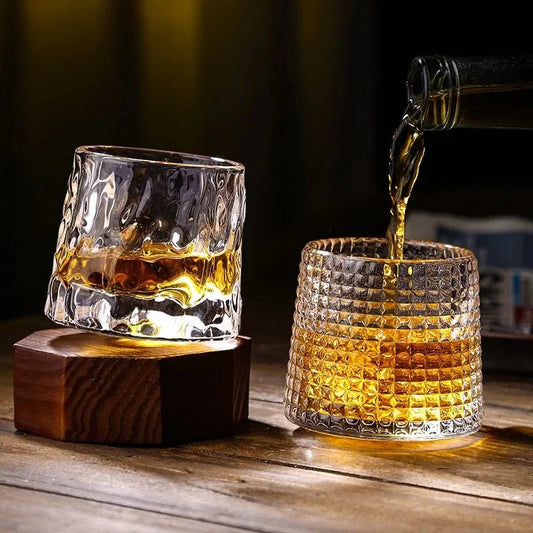 Montreal Rotating Whiskey Glasses