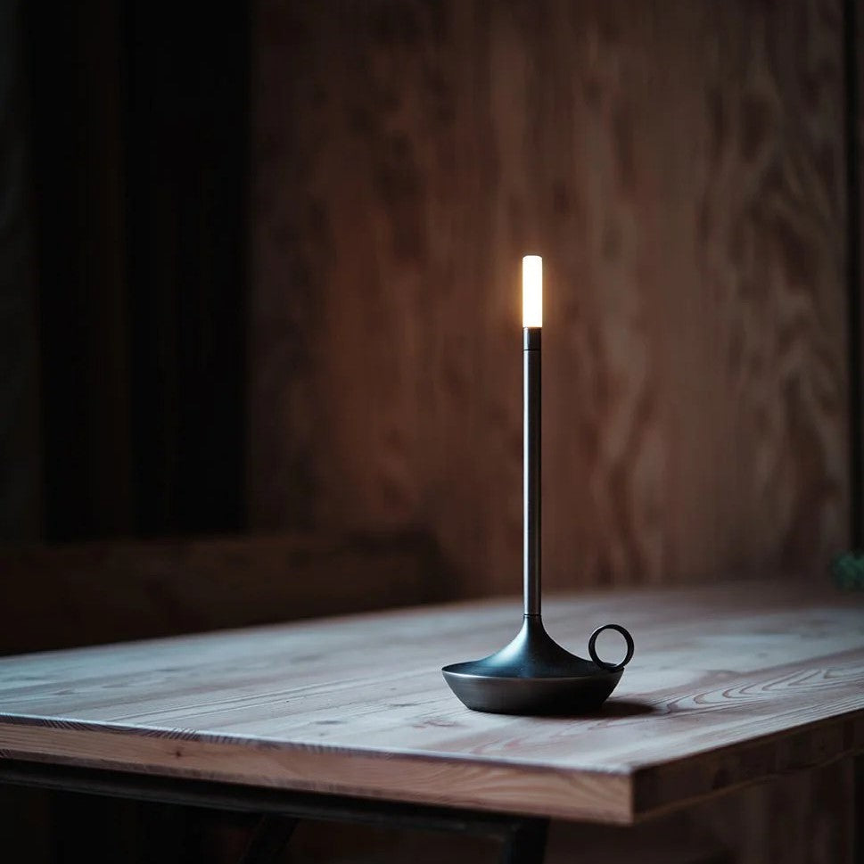 Lumiri Candlestick Lamp — Scandinavian Touch Lamp with Adjustable Brightness