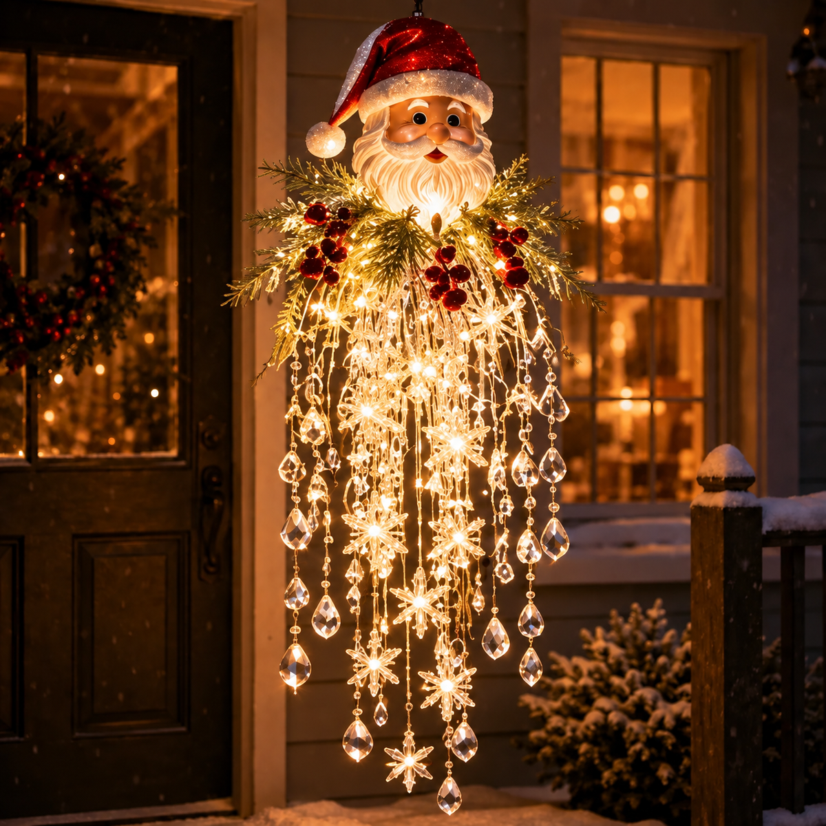 Luz de Natal Cristal em Cascata Glacia™