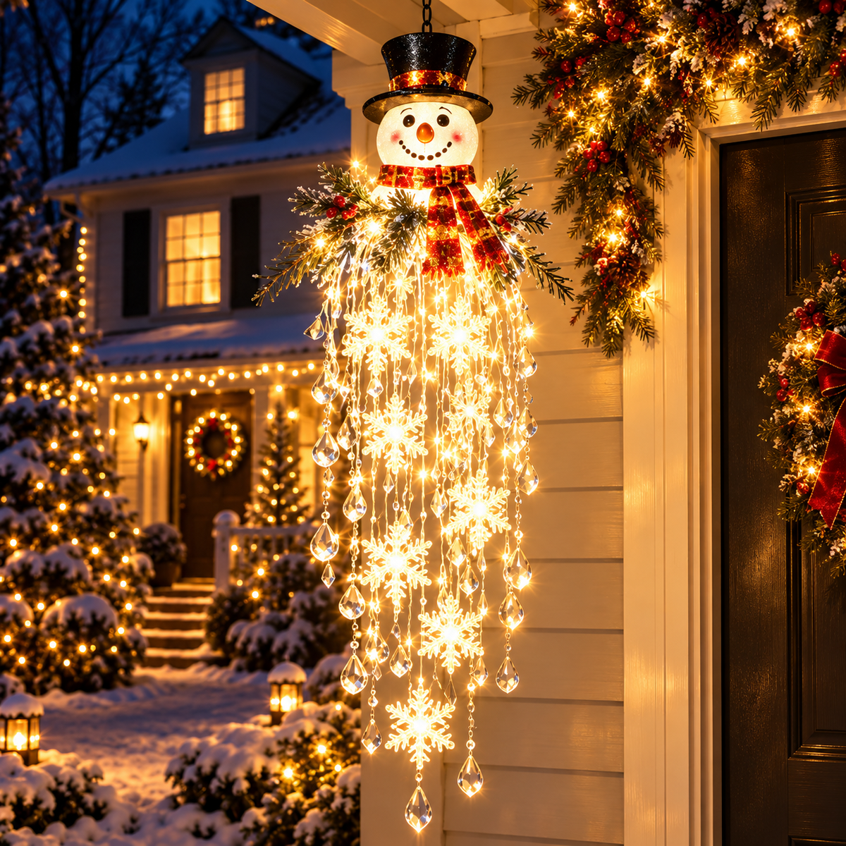 Luz de Natal Cristal em Cascata Glacia™