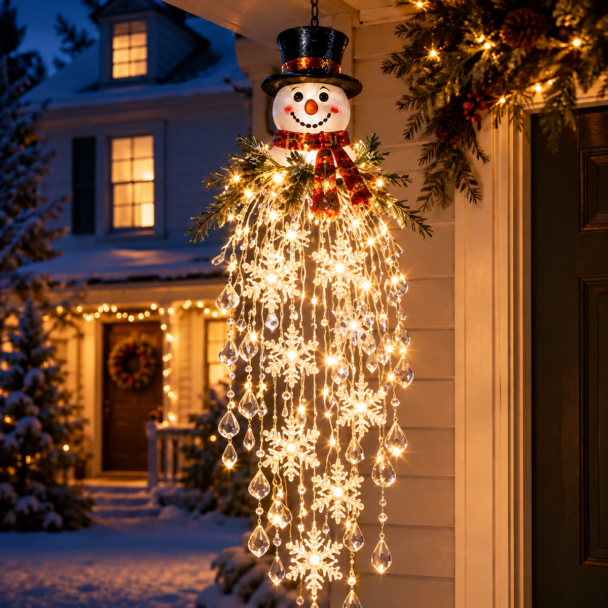 Luz de Natal Cristal em Cascata Glacia™