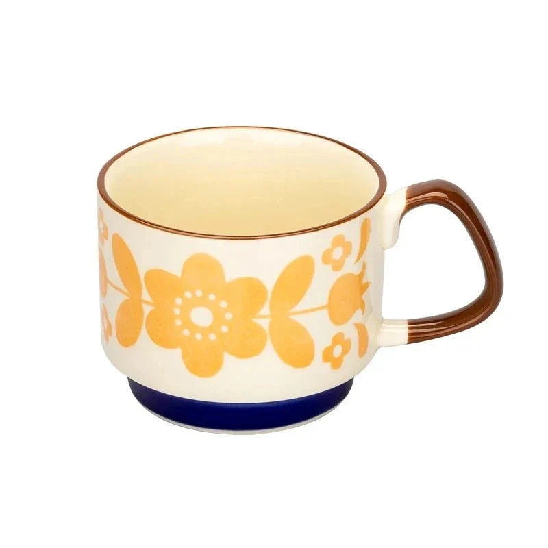 Ardena — Ceramic Stackable Coffee Mug with Vibrant Midcentury Design