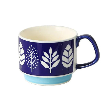 Ardena — Ceramic Stackable Coffee Mug with Vibrant Midcentury Design