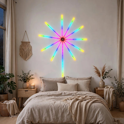LED světla na ohňostroje