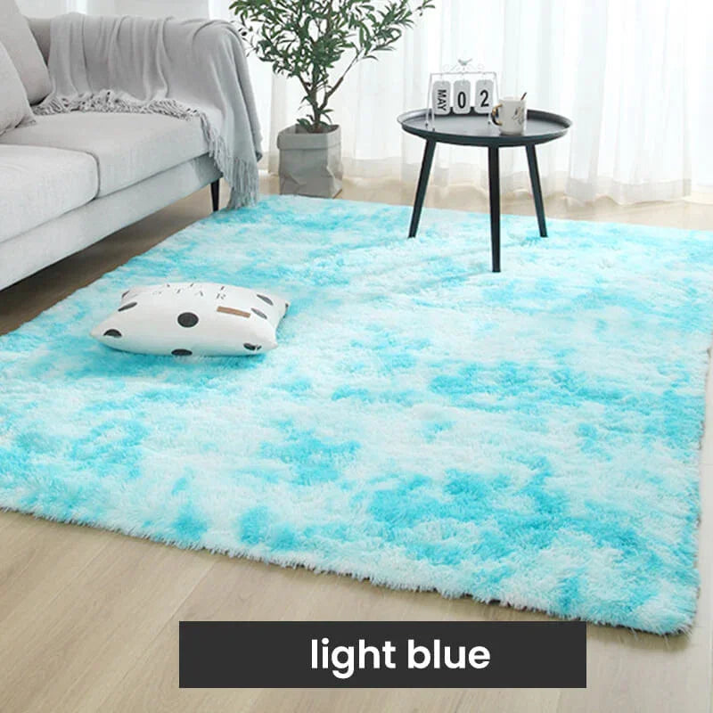 ⏳Reducere 50% pentru Timp Limitat⏰Covoraș de Podea Pufoasă cu Culoare Gradient🛋️
