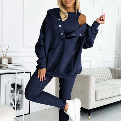 ⏳Time-limited Special $89.95⏰Hooded Casual and Comfortable Sweatshirt Suit