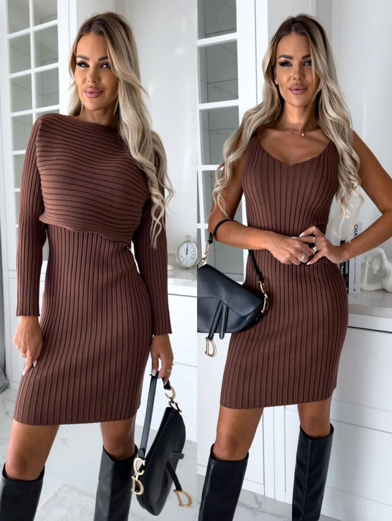 Knit Luxe Duo™ — Envolva-se em Confiança e Calor Aconchegante o Dia Todo