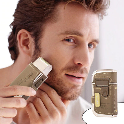 Velaro — Portable 2-in-1 Electric Shaver with Built-In Mirror