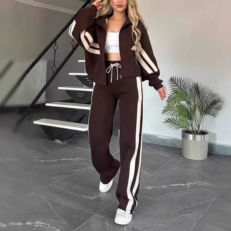 Zipper Jacket & Pants 2-Piece Set 35$ TODAY ONLY