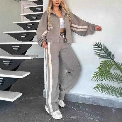 Zipper Jacket & Pants 2-Piece Set 35$ TODAY ONLY