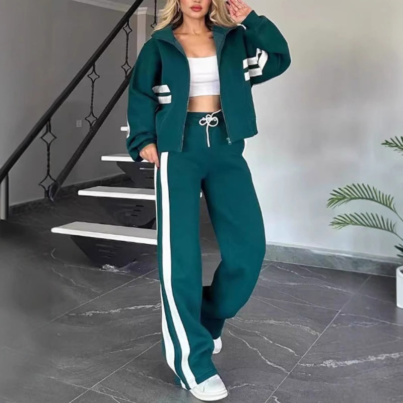 Zipper Jacket & Pants 2-Piece Set 35$ TODAY ONLY