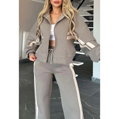 Zipper Jacket & Pants 2-Piece Set 35$ TODAY ONLY