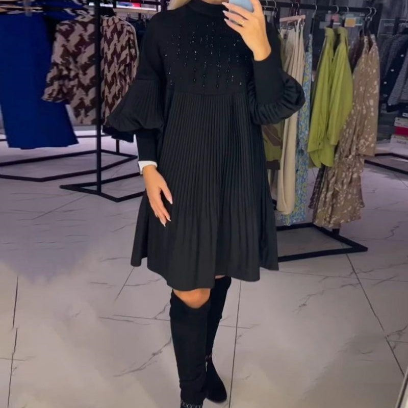 Lantern Sleeve Dress