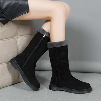 Mid-Calf Boots with Side Zipper 25$ TODAY ONLY