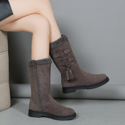 Mid-Calf Boots with Side Zipper 25$ TODAY ONLY