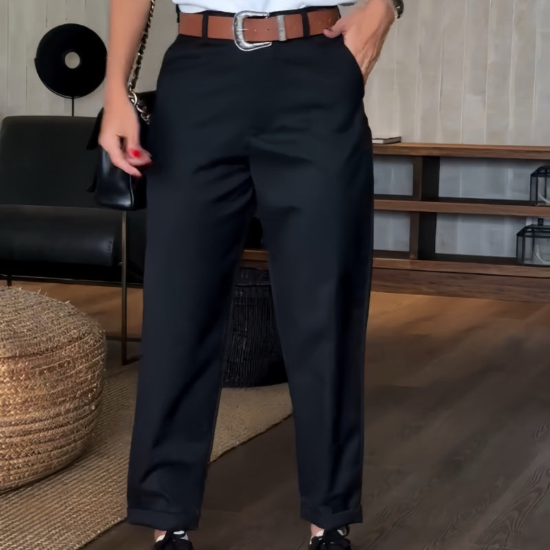 Pantalon Blazer Taille Haute UltraSculpt™ — Imprégnez Chaque Pièce d’une Confiance Qui Dure Toute la Journée