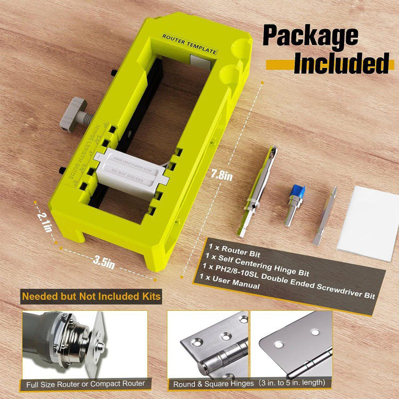 Door Hinge Jig Kit™ — Nail Every Install with Unmatched Precision and Ease
