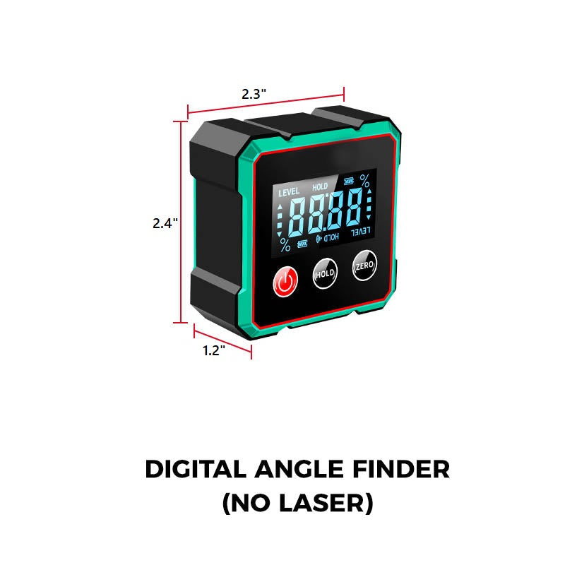 Magnetic Digital Angle Finder with Electronic Laser 15$ TODAY ONLY