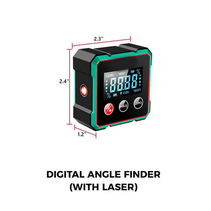 Magnetic Digital Angle Finder with Electronic Laser 15$ TODAY ONLY