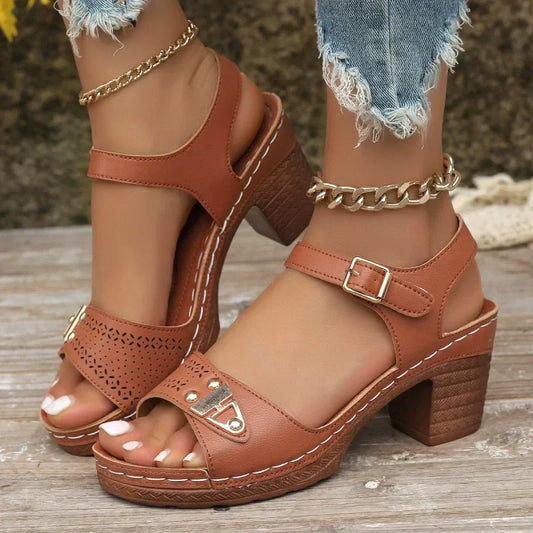 Chunky Heel Sandals
