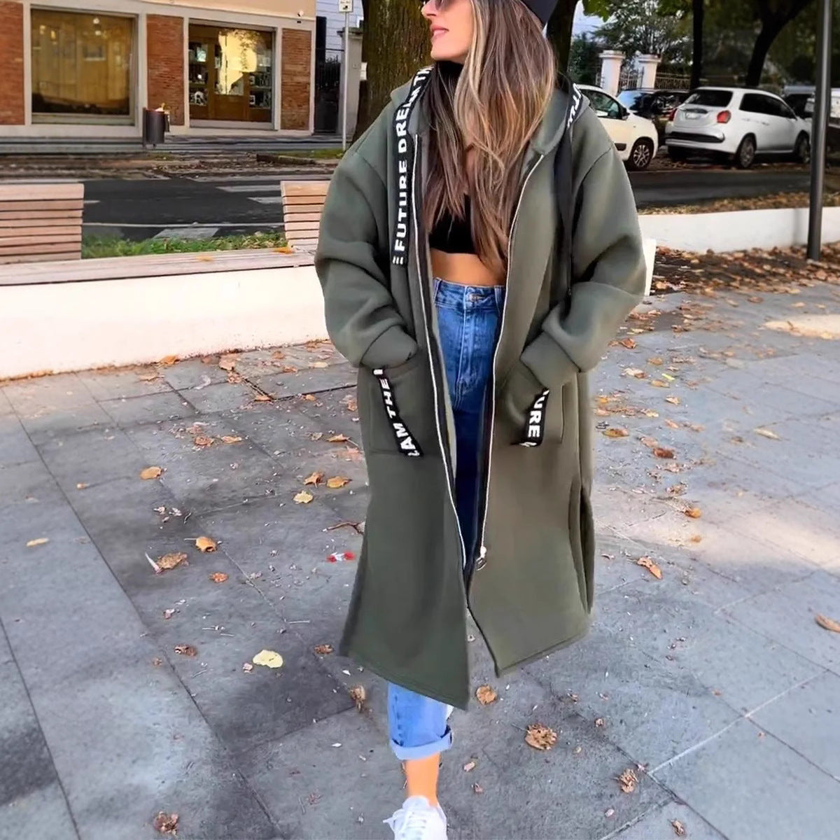 LongLine Hoodie™ — Eie ustoppelig selvtillit med dristig stil og koselig frihet