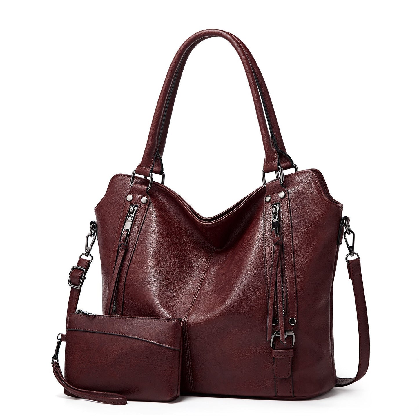 Textured PU Leather Tote™ — Chame Atenção com Estilo Sem Esforço e Confiança Inabalável