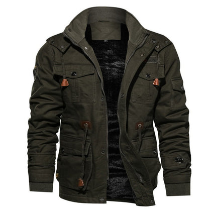 Veste d'Hiver en Coton TitanForge™ pour Homme — Maîtrisez une Chaleur Inarrêtable et une Confiance Robuste Chaque Jour Froid