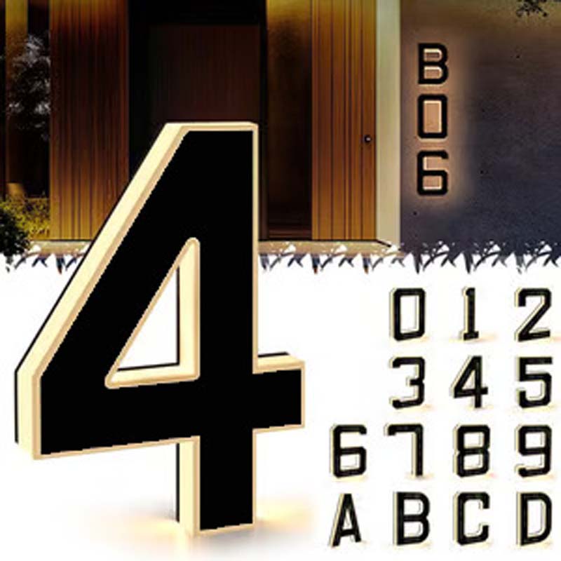 Relentless Waterproof LED Numbers™ — Make Your Home The Brightest Beacon Anyone Can Find