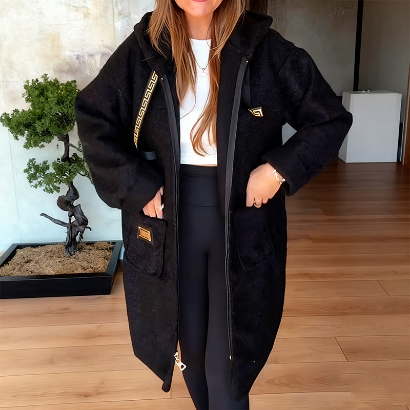 Virella — Dames Casual Lange Mouw Jas met Capuchon voor Dagelijks Warmtecomfort