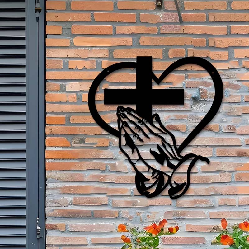 Heart & Cross Veggkunst™ — Tenn ustoppelig tro og forvandle rommet ditt til et fristed