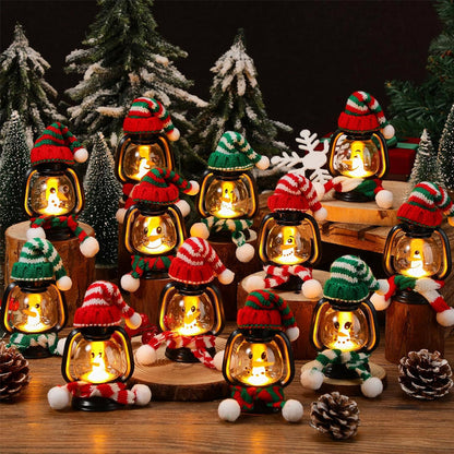 FrostBeam™ Mini Lanterns — Entzünde herzliche festliche Freude mit fröhlichem Schneemann-Leuchten