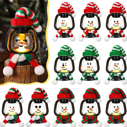 FrostBeam™ Mini Lanterns — Entzünde herzliche festliche Freude mit fröhlichem Schneemann-Leuchten