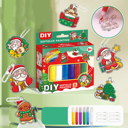 Liora — Kit de pictură DIY cu gel pentru copii, uscare la aer, fără coacere