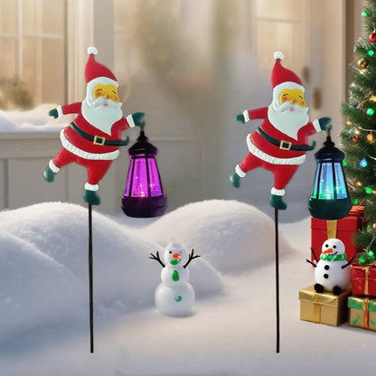 Liora — Solar-Powered Santa Garden Stake Light with Auto Sensor