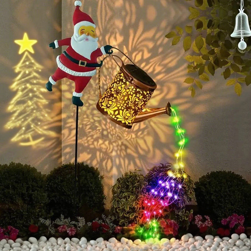 Liora — Solar-Powered Santa Garden Stake Light with Auto Sensor