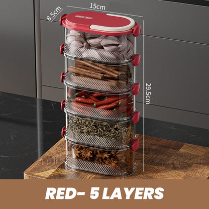 Multi-Layer Spice Tower™ — Ovládnite kuchyňu a uzamknite silu chutí