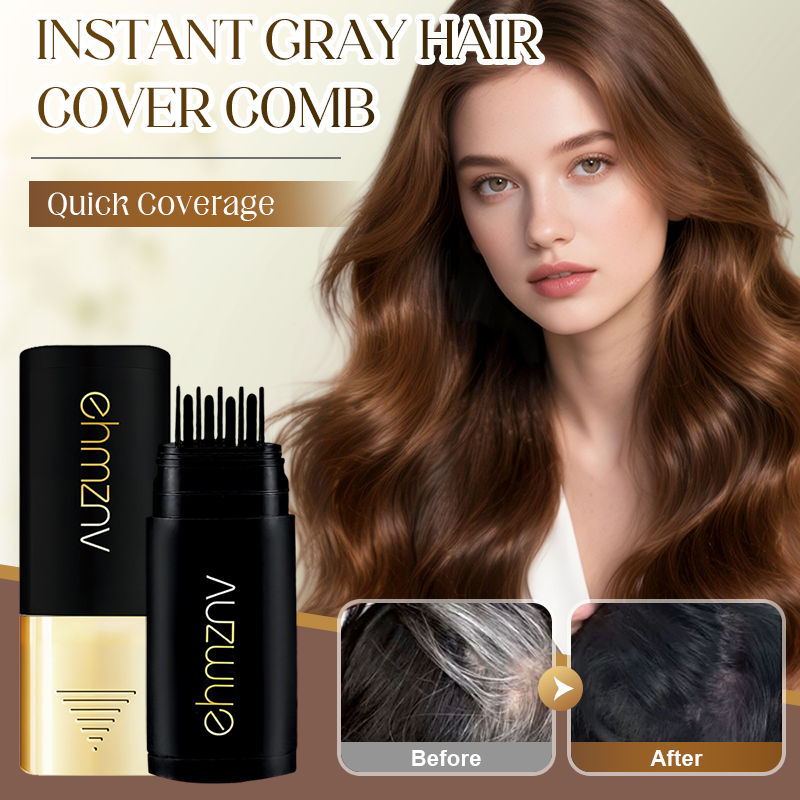 VelvetShade™ Instant Gray Cover Comb — Unleash Youthful Confidence with Every Swipe