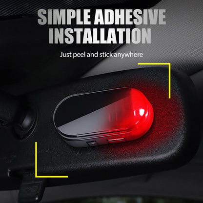 Zyntrex Lumină de Avertizare Auto Solară Anti-Furt