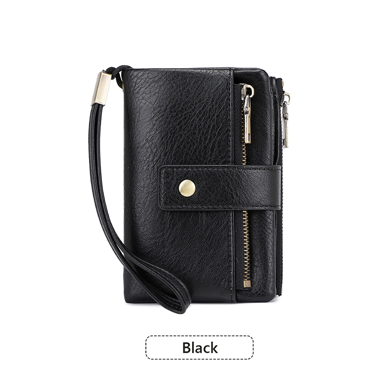 🔥Limited-time offer-Cryloxa Women's Retro Style RFID Blocking Tri-fold Wallet