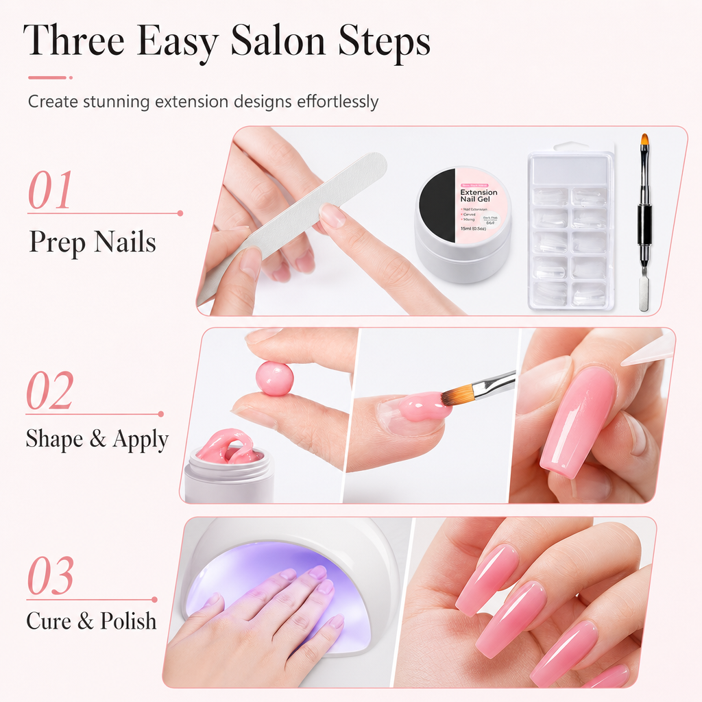 Gel construtor de unhas sólido Formelle™ – 16 cores