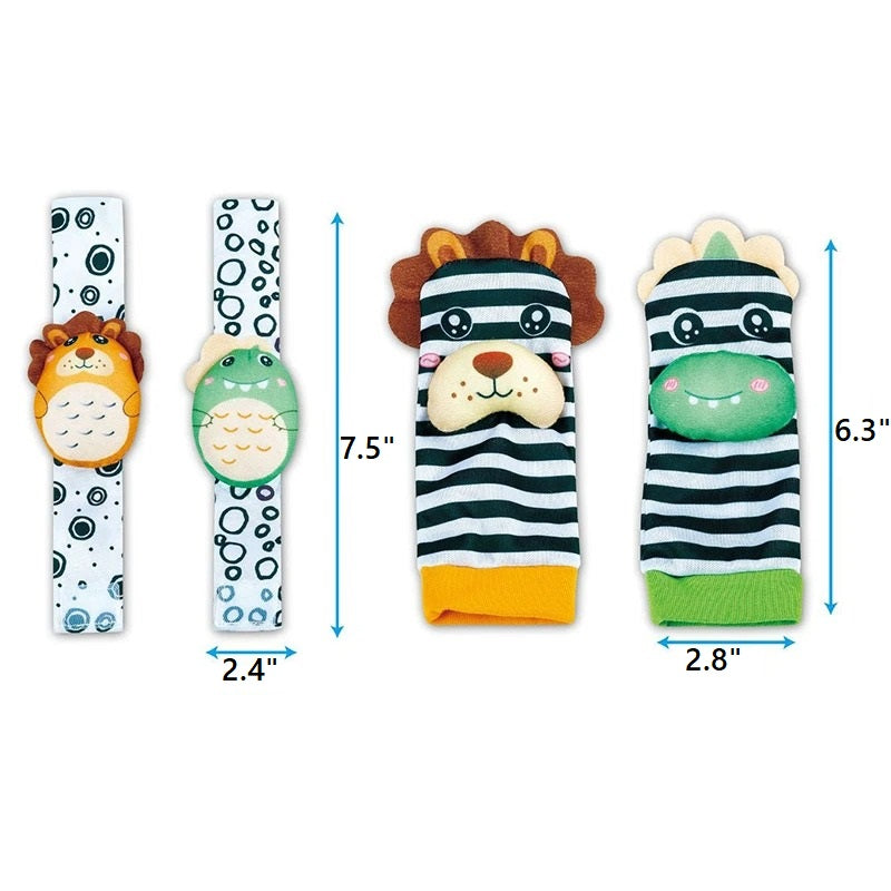 Rattle Socks & Wrist Straps For Babies 12$ TODAY ONLY