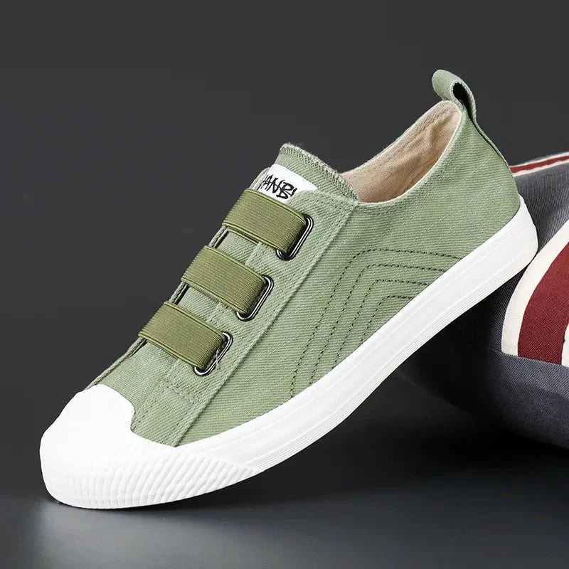 Verona ležérne plátené slip-on topánky