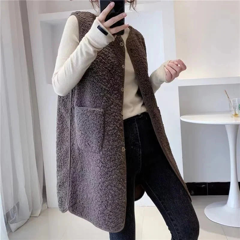Dames Teddy Casual Vest